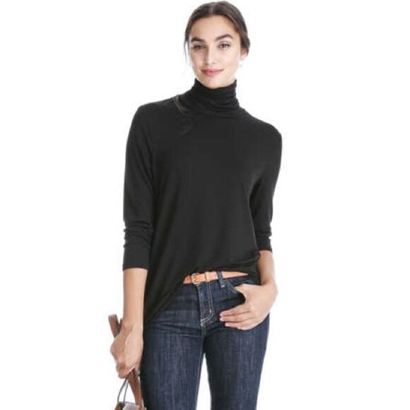 Joe Fresh dk heather gray turtleneck. NWT. Medium - Picture 1 of 5